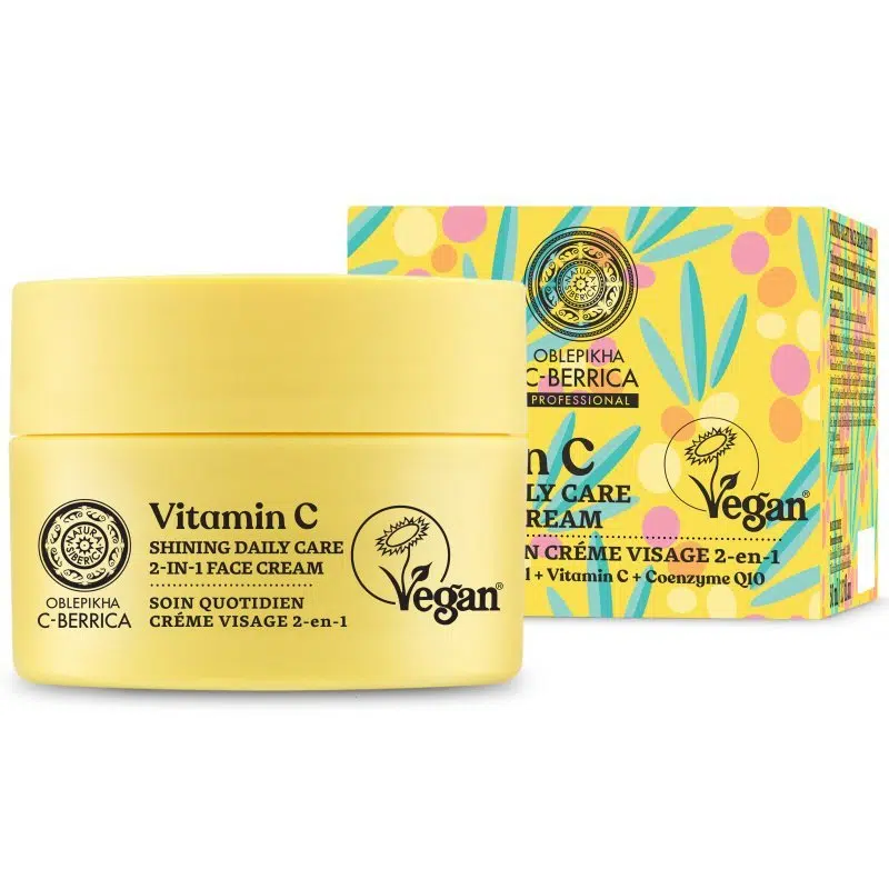 Oblepikha C-Berrica 2-in-1 ''Ragyogás'' arckrém C-vitaminnal - 50ml 1 Oblepikha C-Berrica 2-in-1 ''Ragyogás'' arckrém C-vitaminnal - 50ml