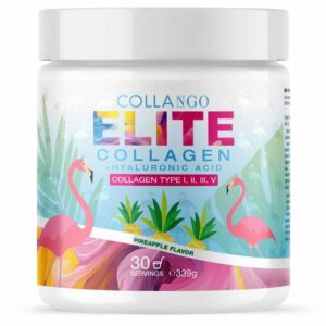 Collango ELITE Kollagen + Hialuronsav Ananász ízű italpor - 339g