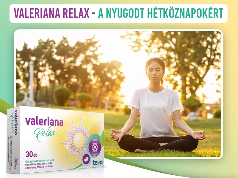 Alvászavarok, álmatlanság, stressz ellen valeriana komplex! - Valeriana Relax kapszula 1 Alvászavarok, álmatlanság, stressz ellen valeriana komplex! - Valeriana Relax kapszula