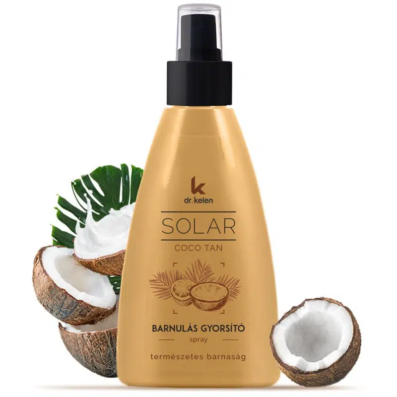 Dr. Kelen Solar Coco Tan barnulásgyorsító spray - 150ml 1 Dr. Kelen Solar Coco Tan barnulásgyorsító spray - 150ml