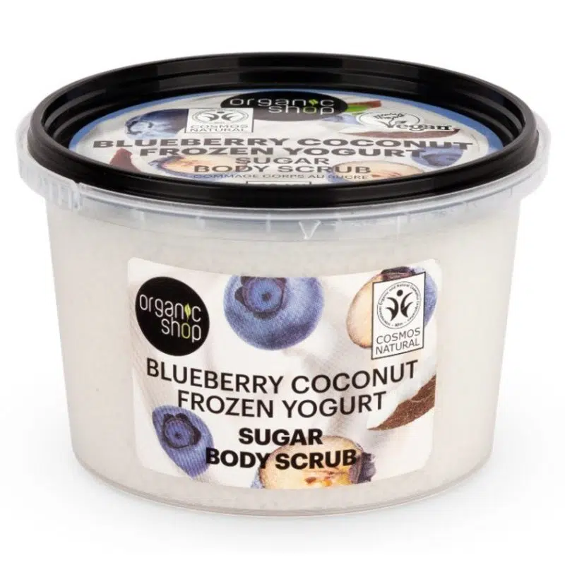 Organic Shop Frozen Yogurt testradír áfonyával és kókusszal - 250ml 1 Organic Shop Frozen Yogurt testradír áfonyával és kókusszal - 250ml