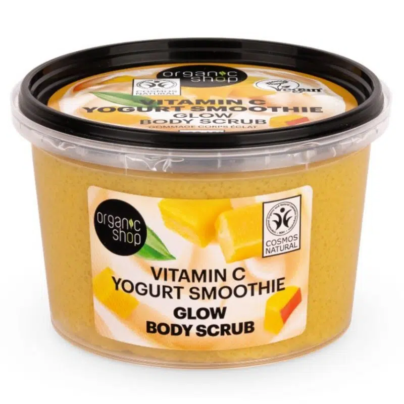 Organic Shop Jogurt Smoothie ragyogást adó testradír C-vitaminnal - 250ml 1 Organic Shop Jogurt Smoothie ragyogást adó testradír C-vitaminnal - 250ml