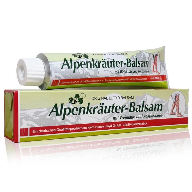Original LLOYD Alpenkrauter Balzsam vörösszőlőlevéllel és vadgesztenyével - 200ml 1 Original LLOYD Alpenkrauter Balzsam vörösszőlőlevéllel és vadgesztenyével - 200ml