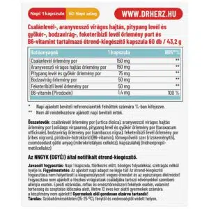 Dr. Herz Méregtelenítő és Salaktalanító kapszula - 60db 3 Dr. Herz Méregtelenítő és Salaktalanító kapszula - 60db - Image 2
