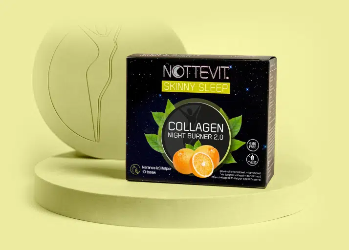 Nottevit Collagen Night Burner 2.0 narancs ízű italpor