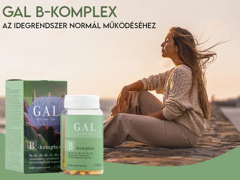 GAL B-komplex: Nélkülözhetetlen vitaminok optimális formában 2 GAL B-komplex: Nélkülözhetetlen vitaminok optimális formában