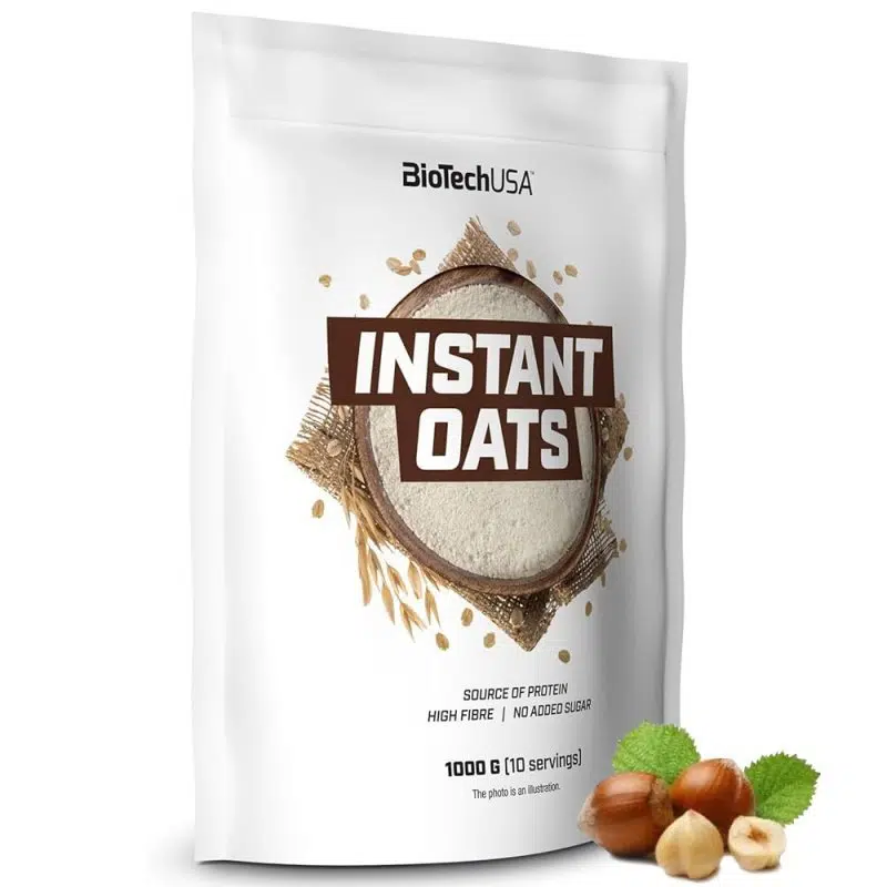 BioTech USA Instant Oats mogyoró ízű - 1000g 1 BioTech USA Instant Oats mogyoró ízű - 1000g