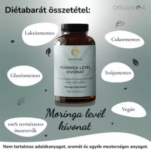 Organiqa Bio Moringa kivonat kapszula - 60db - Image 3