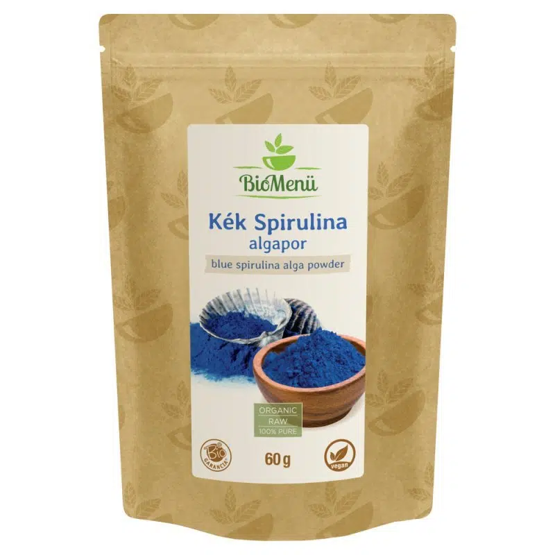 Biomenü Bio Kék Spirulina algapor - 60g 1 Biomenü Bio Kék Spirulina alga por - 60g