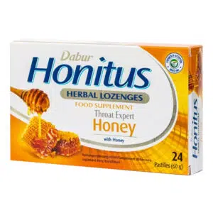 Dabur Honitus Orange gyógynövényes szopogató tabletta mézzel - 24db