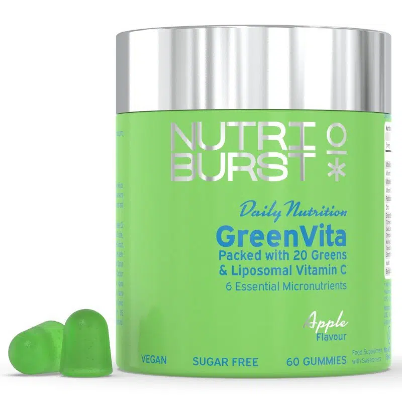 Nutriburst GreenVita gumivitamin - 60db 1 Nutriburst GreenVita gumivitamin - 60db