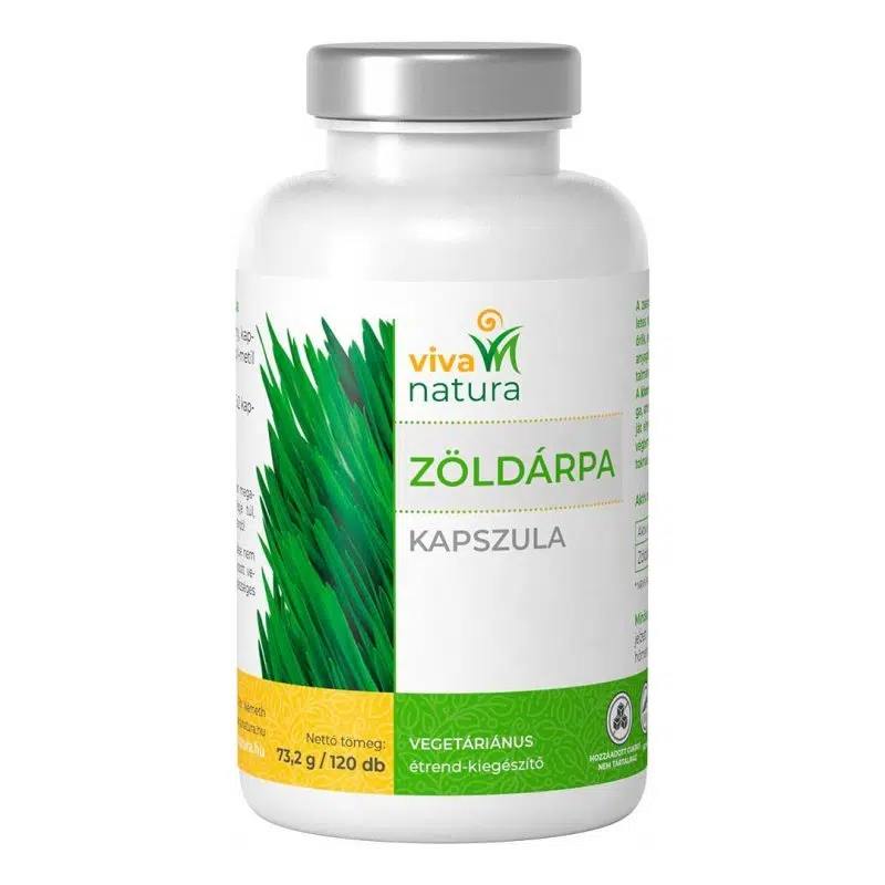 Viva Natura Zöldárpa kapszula - 120db 1 Viva Natura Zöldárpa kapszula - 120db
