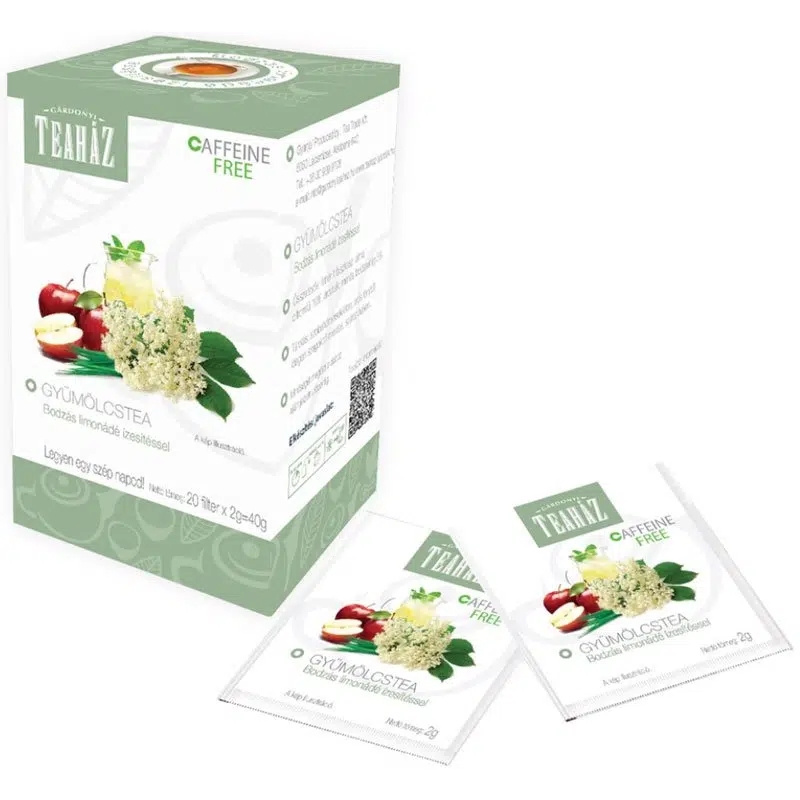 Gárdonyi Teaház Gyümölcstea bodzás limonádé - 20 filter 1 Gárdonyi Teaház Gyümölcstea bodzás limonádé - 20 filter