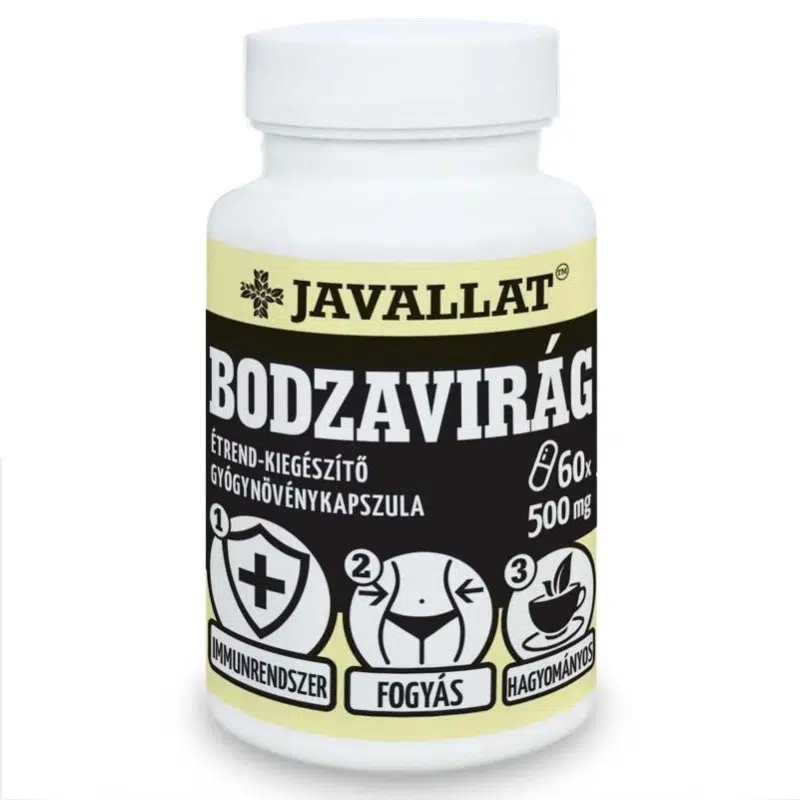 Javallat Bodzavirág kapszula - 60db 1 Javallat Bodzavirág kapszula - 60db