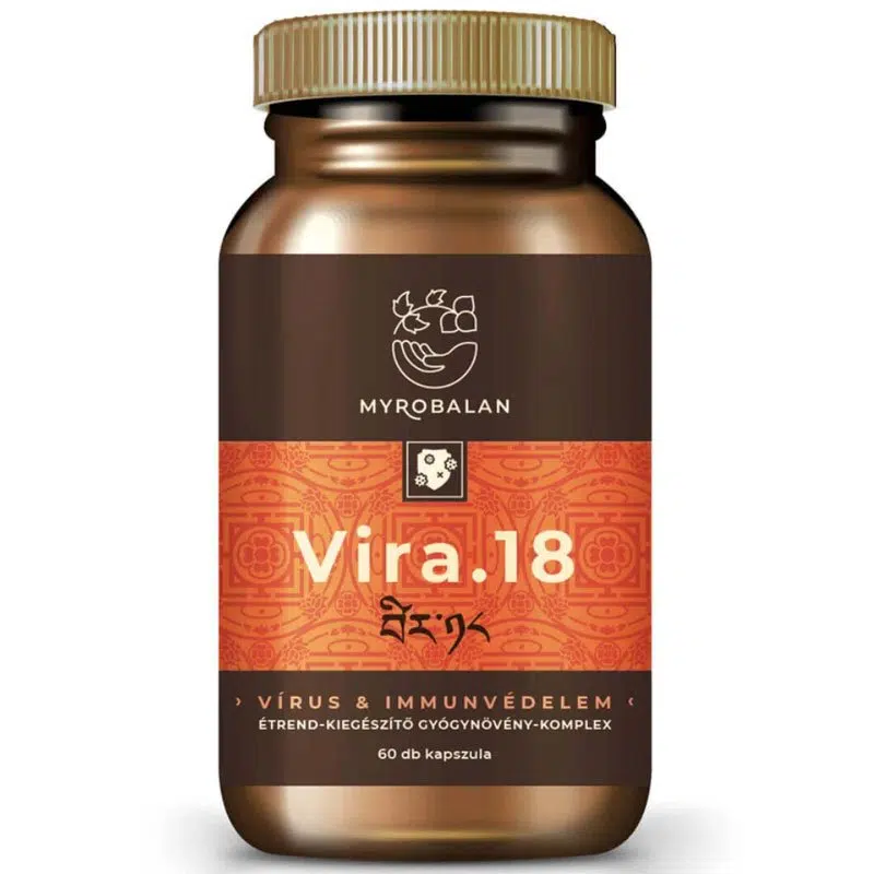 Myrobalan Vira.18 vírus és immunvédelem gyógynövény-komplex - 60db 1 Myrobalan Vira.18 vírus és immunvédelem gyógynövény-komplex - 60db