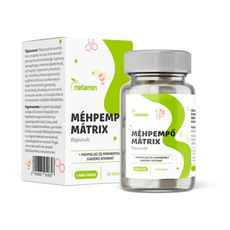 Netamin Méhpempő Mátrix kapszula - 60db 1 Netamin Méhpempő Mátrix kapszula - 60db