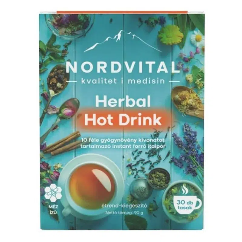 Nordvital Herbal Hot Drink Forró italpor - 30 tasak 1 Nordvital Herbal Hot Drink Forró italpor - 30 tasak
