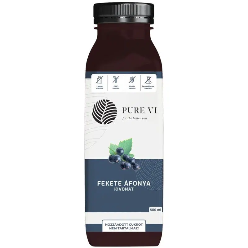Pure Vi Feketeáfonya-kivonat - 500ml 1 Pure Vi Feketeáfonya-kivonat - 500ml