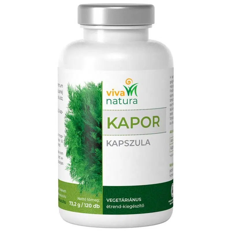 Viva Natura Kapor kapszula - 120db 1 Viva Natura Kapor kapszula - 120db