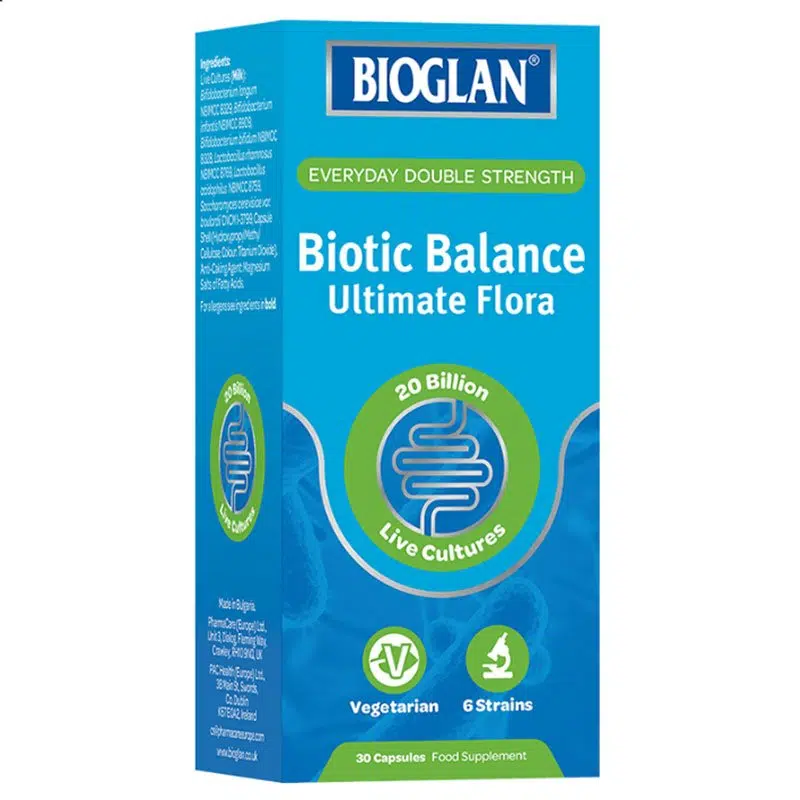 Bioglan Biotic Balance élőflórát tartalmazó kapszula - 30db 1 Bioglan Biotic Balance élőflórát tartalmazó kapszula - 30db