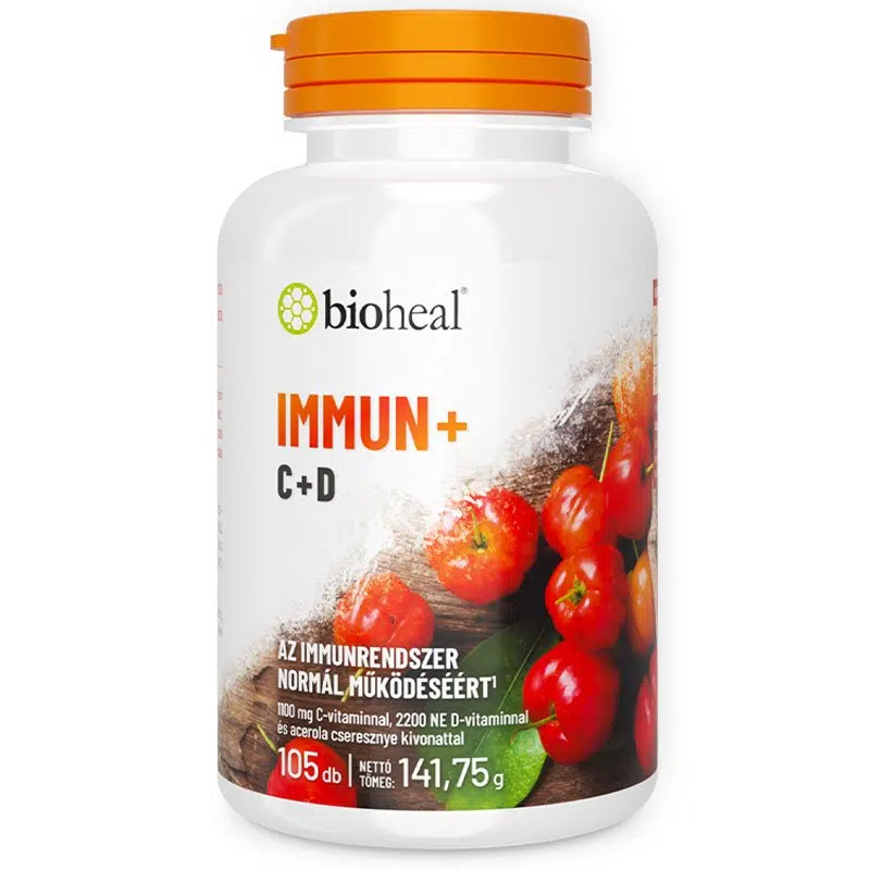 Bioheal Immun+ C+D filmtabletta - 105db 1 Bioheal Immun+ C+D filmtabletta - 105db