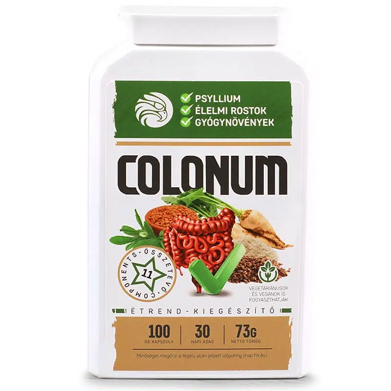 Mannavita Colonum Béltisztító kapszula - 100db 1 Mannavita Colonum Béltisztító kapszula - 100db