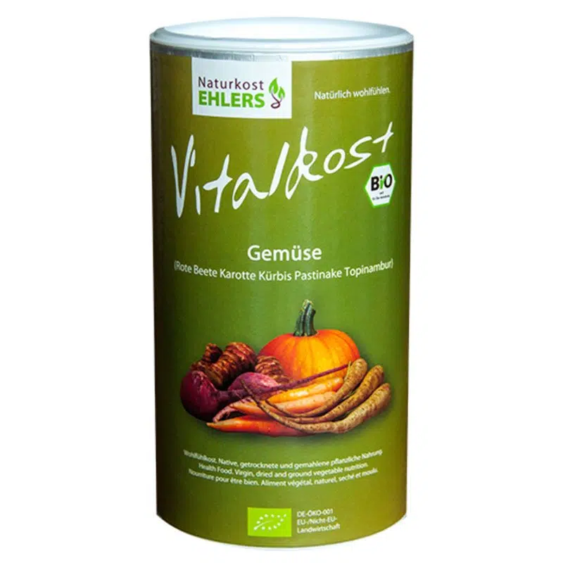 Ehlers Vitalkost Gyökérzöldségek natív élelmiszer - 375g 1 Ehlers Vitalkost Gyökérzöldségek natív élelmiszer - 375g