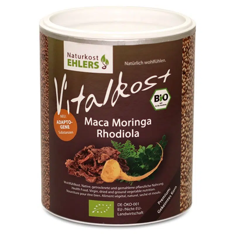 Ehlers Vitalkost Maca Moringa Rhodiola natív élelmiszer - 250g 1 Ehlers Vitalkost Maca Moringa Rhodiola natív élelmiszer - 250g