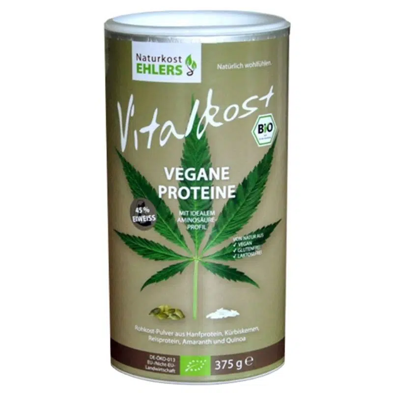 Ehlers Vitalkost Vegán fehérje - 375g 1 Ehlers Vitalkost Vegán fehérje - 375g