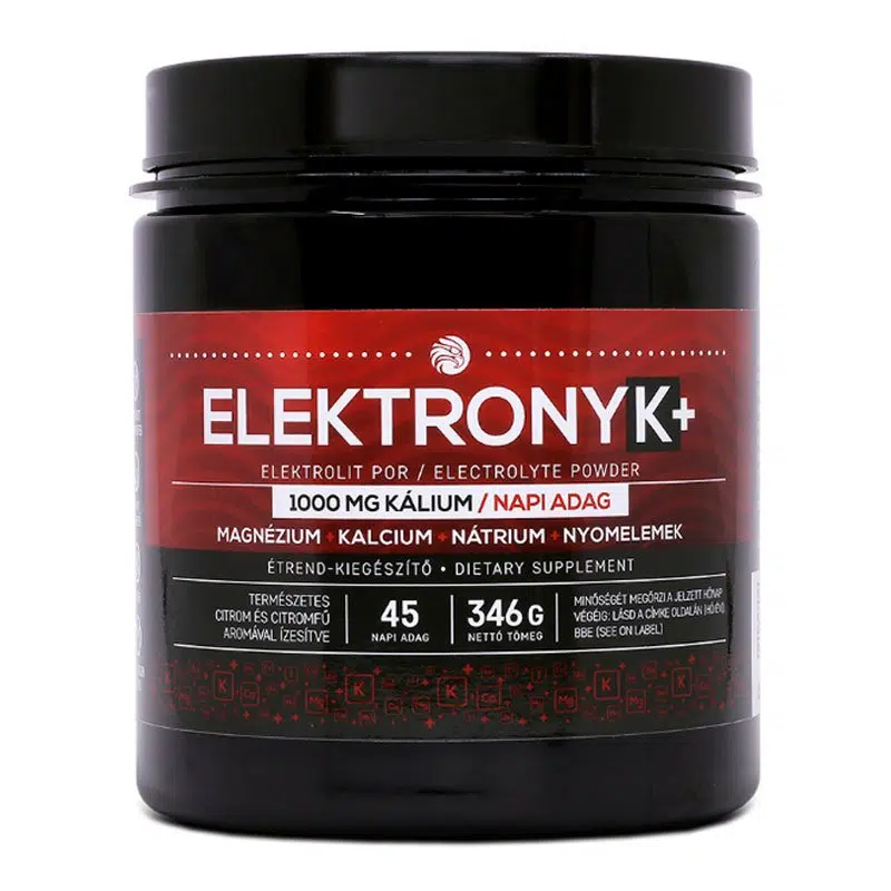 Mannavita ElektronyK+ édes ízű italpor 1000mg Kálium / napi adag - 346g 1 Mannavita ElektronyK+ édes ízű italpor 1000mg Kálium / napi adag - 346g