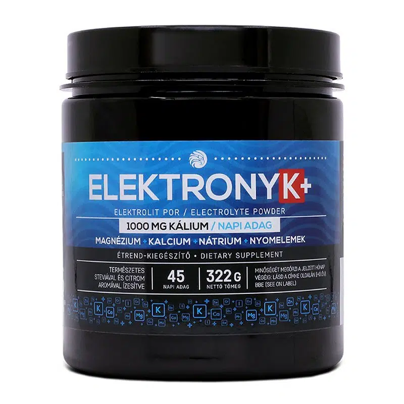 Mannavita ElektronyK+ italpor 1000mg Kálium / napi adag - 322g 1 Mannavita ElektronyK+ italpor 1000mg Kálium / napi adag - 322g