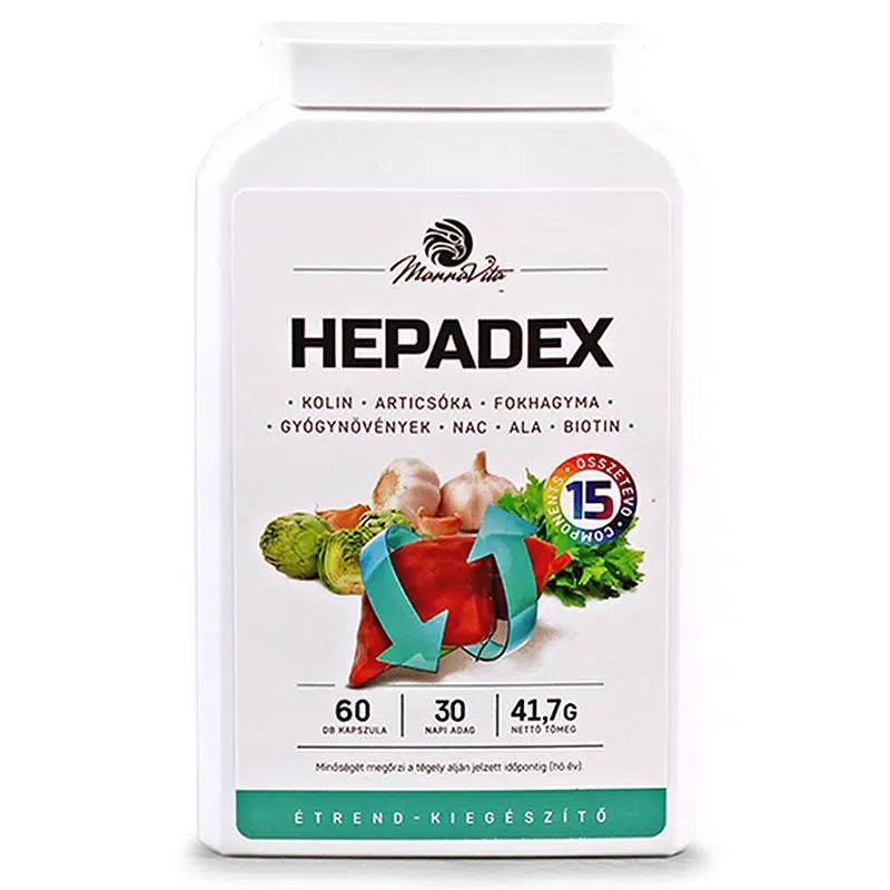 Mannavita Hepadex Májregeneráló, Májtisztító kapszula - 60db 1 Mannavita Hepadex Májregeneráló, Májtisztító kapszula - 60db
