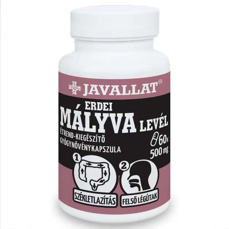 Javallat Erdei mályva levél kapszula - 60db 1 Javallat Erdei mályva levél kapszula - 60db