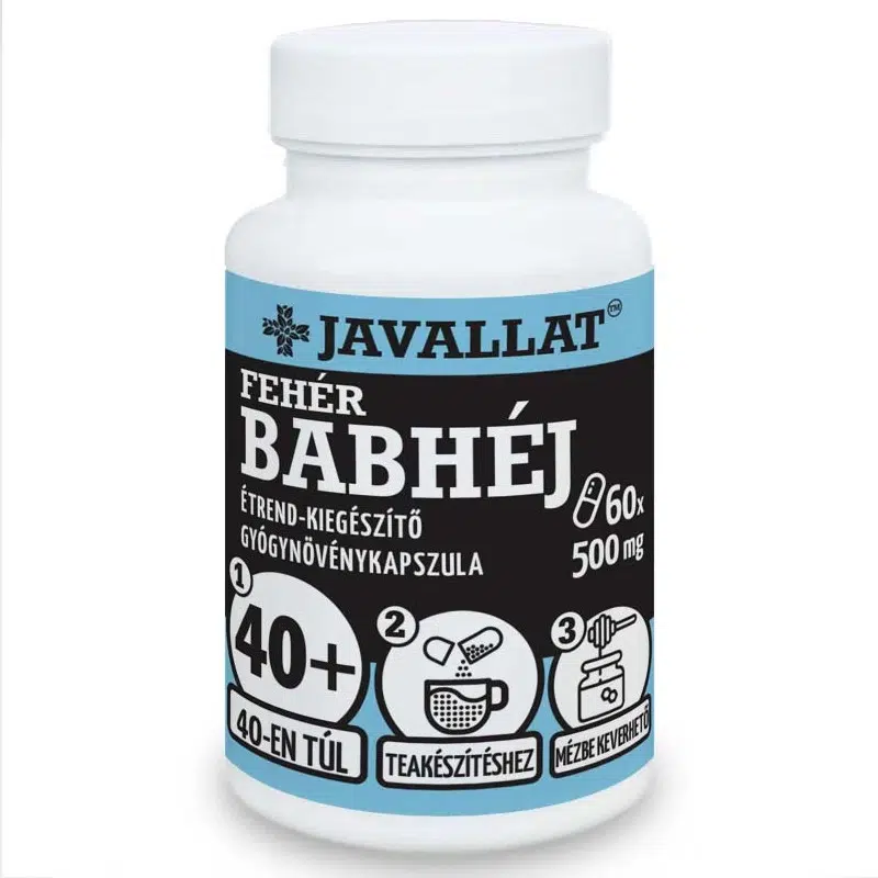 Javallat Fehér babhéj kapszula - 60db 1 Javallat Fehér babhéj kapszula - 60db