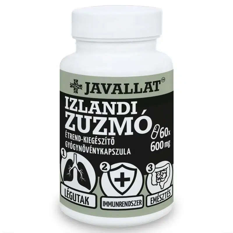 Javallat Izlandi zuzmó kapszula - 60db 1 Javallat Izlandi zuzmó kapszula - 60db