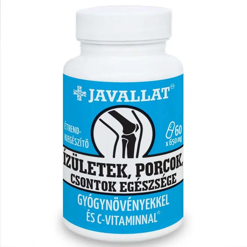 Javallat ízületek porcok kapszula - 60db 1 Javallat ízületek, porcok kapszula - 60db