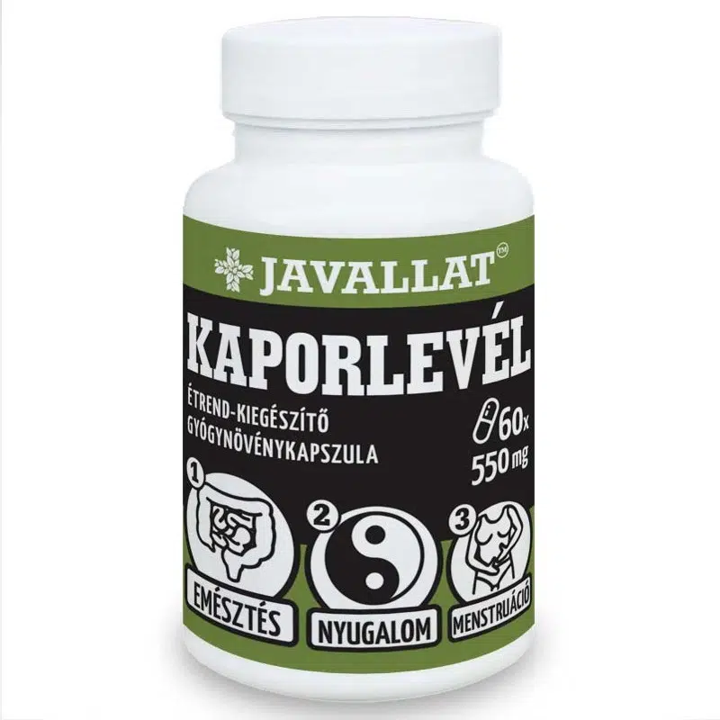Javallat Kaporlevél kapszula - 60db 1 Javallat Kaporlevél kapszula - 60db