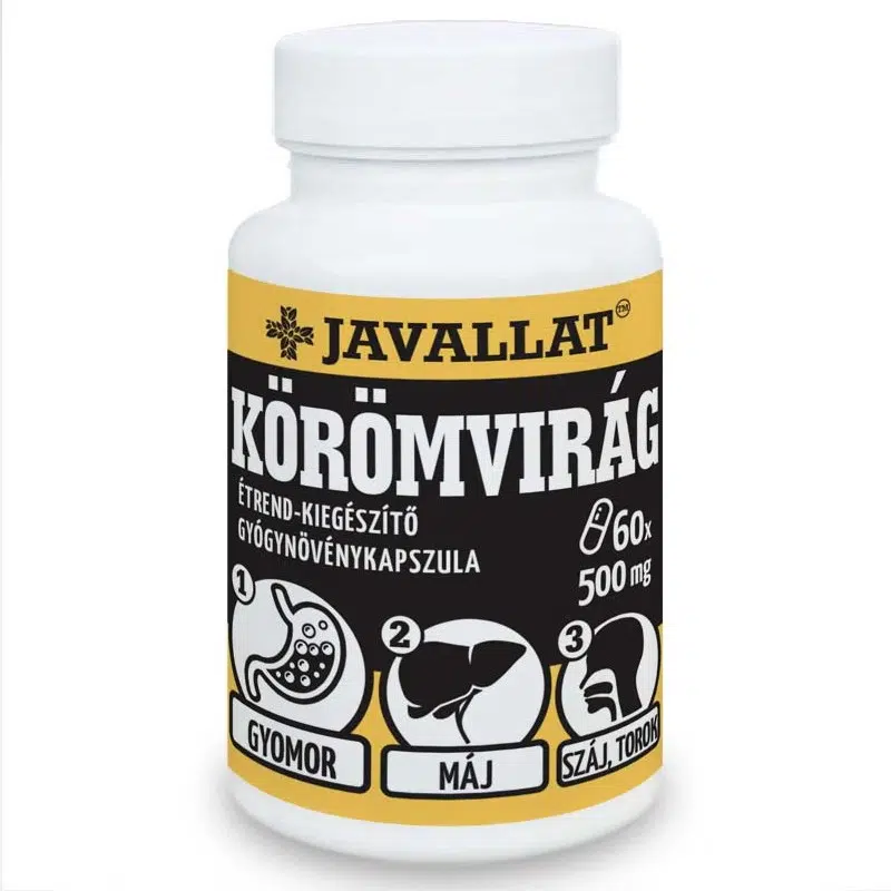 Javallat Körömvirág kapszula - 60db 1 Javallat Körömvirág kapszula - 60db