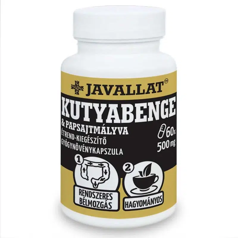 Javallat Kutyabenge és papsajtmályva kapszula - 60db 1 Javallat Kutyabenge és papsajtmályva kapszula - 60db