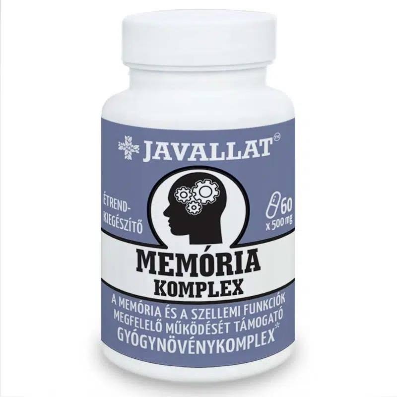 Javallat Memória komplex kapszula - 60db 1 Javallat Memória komplex kapszula - 60db