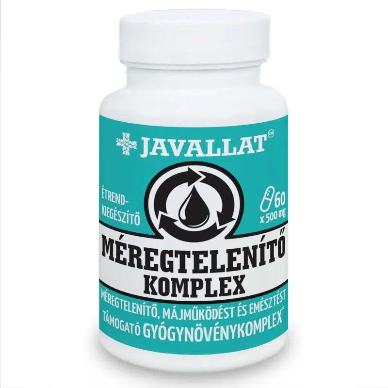 Javallat Méregtelenítő komplex kapszula - 60db 1 Javallat Méregtelenítő komplex kapszula - 60db