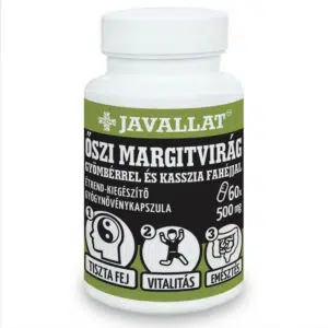 Javallat Őszi margitvirág gyömbérrel és kasszia fahéjjal kapszula - 60db
