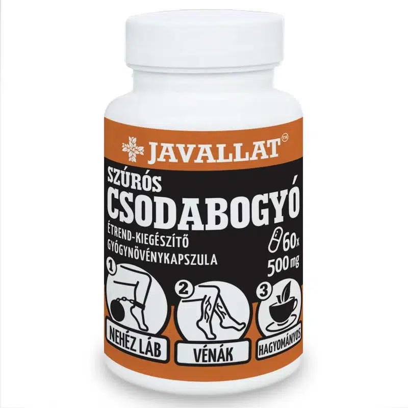 Javallat Szúrós csodabogyó kapszula - 60db 1 Javallat Szúrós csodabogyó kapszula - 60db