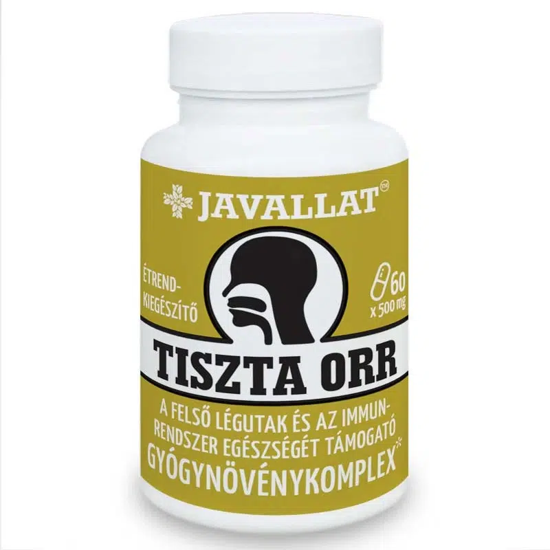 Javallat Tiszta orr kapszula - 60db 1 Javallat Tiszta orr kapszula - 60db