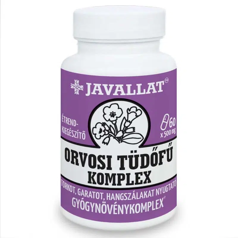 Javallat Orvosi Tüdőfű komplex kapszula - 60db 1 Javallat Orvosi Tüdőfű komplex kapszula - 60db