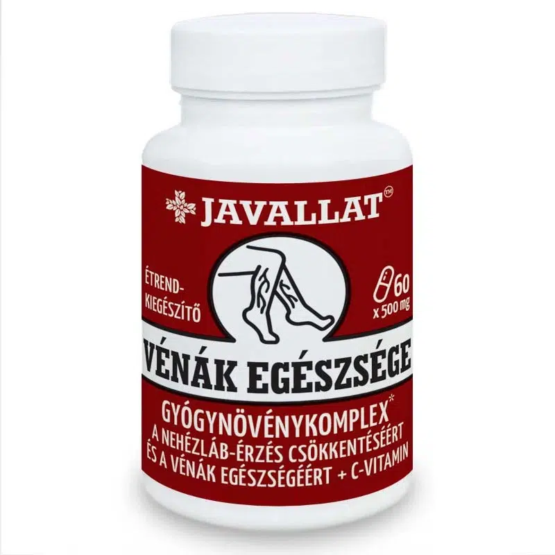 Javallat vénák egészsége kapszula - 60db 1 Javallat vénák egészsége kapszula - 60db