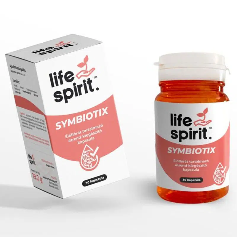 Life Spirit Symbiotix élőflórát tartalmazó étrend-kiegészítő kapszula - 30db 1 Life Spirit Symbiotix élőflórát tartalmazó étrend-kiegészítő kapszula - 30db