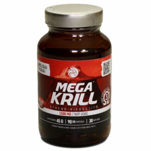 Mannavita Mega Krill 1500mg krill olaj + halolaj kapszula - 90db
