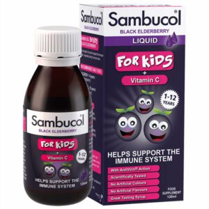Mannavita Sambucol Fekete bodza szirup gyermek - 120ml