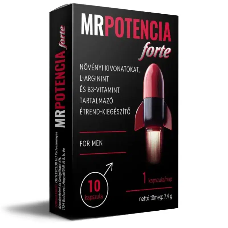 MrPotencia Forte potencianövelő kapszula - 10db 1 MrPotencia Forte potencianövelő kapszula - 10db